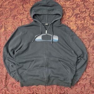 Y2K Oakley Zip-Up Hoodie